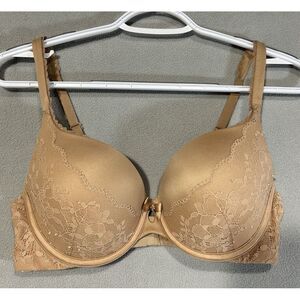 Body By Victorias Secret Perfect Shape For‎ Me Size 34D Tan Underwired